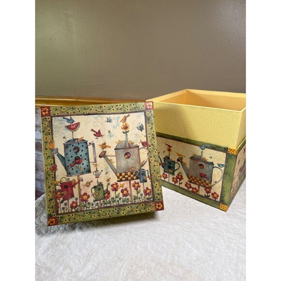 Bob’s Boxes “Birds of a Feather” Garden-Themed Wooden Storage Box With Lid - Picture 10 of 16